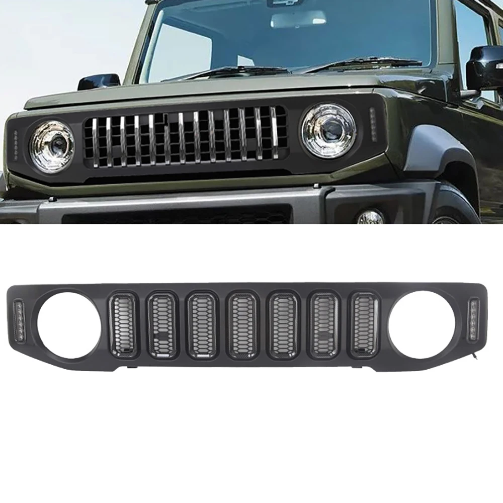 

Suitable for Jimny 19 new Jimmy JB64 JB74 modified large surround carbon fiber patterned mesh decorative strip