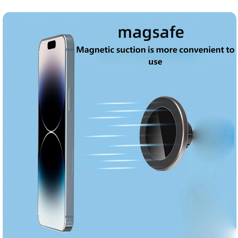

Автомобильный магнитный держатель для телефона с вентиляционным отверстием и Magsafe, магнитная автомобильная мобильная поддержка навигационной подставки для iPhone Android Google Samsung