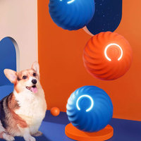 Interactive Dog Toys Jumping LED Rolling Ball Smart Cat Automatic Toys Self Rotating For Dog Cats