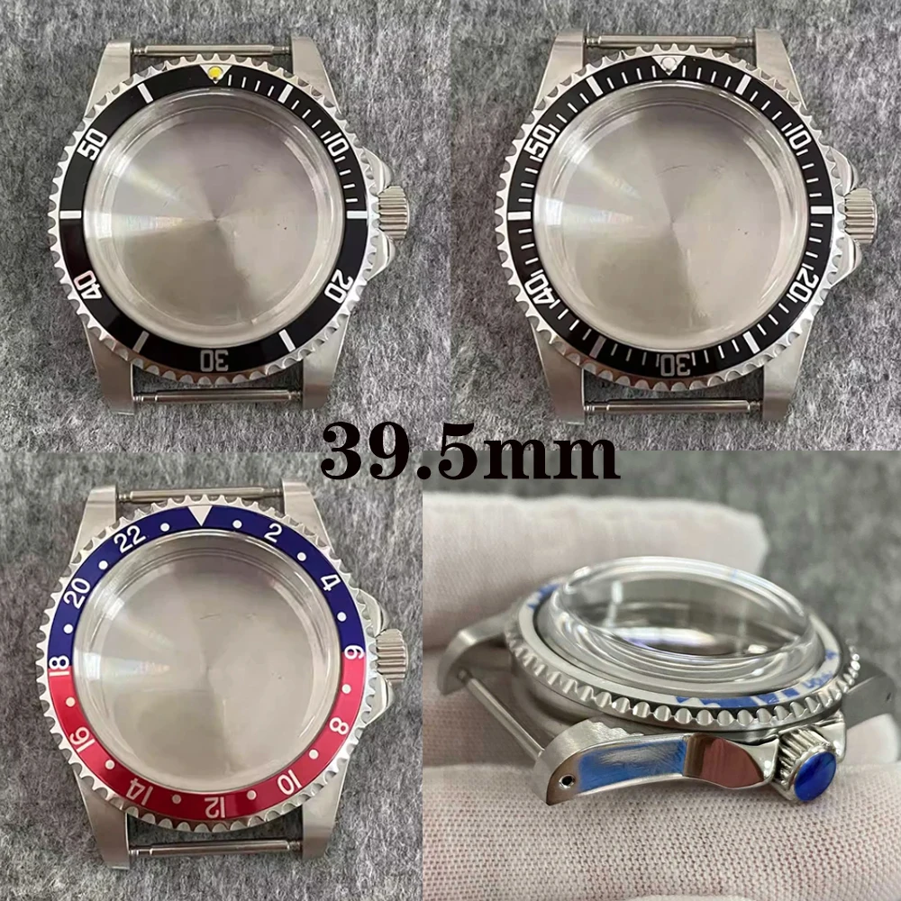 

Retro Upgrade Version Convex Sapphire Dome Glass Watch Case 39.5mm, Vintage 120-Click Bezel Case, for NH35 NH36 NH34 Movement