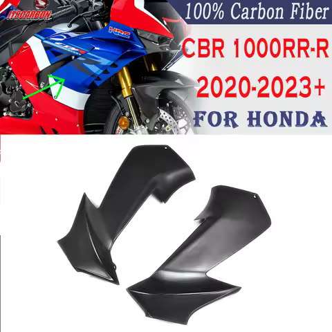 For Honda CBR1000RR-R CBR 1000RR-R 2021 2022 3K Carbon Fiber Motorcycle Accessories Spoiler Side Panels Parts Fairings Kits