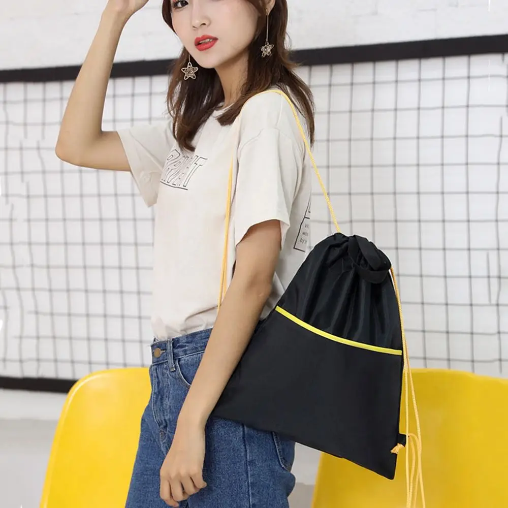 

Simple Men Mountaineering Bag Sport Storage Bag Riding Travel Bag Outdoor Backpack Drawstring Bag Portable Sports Bag