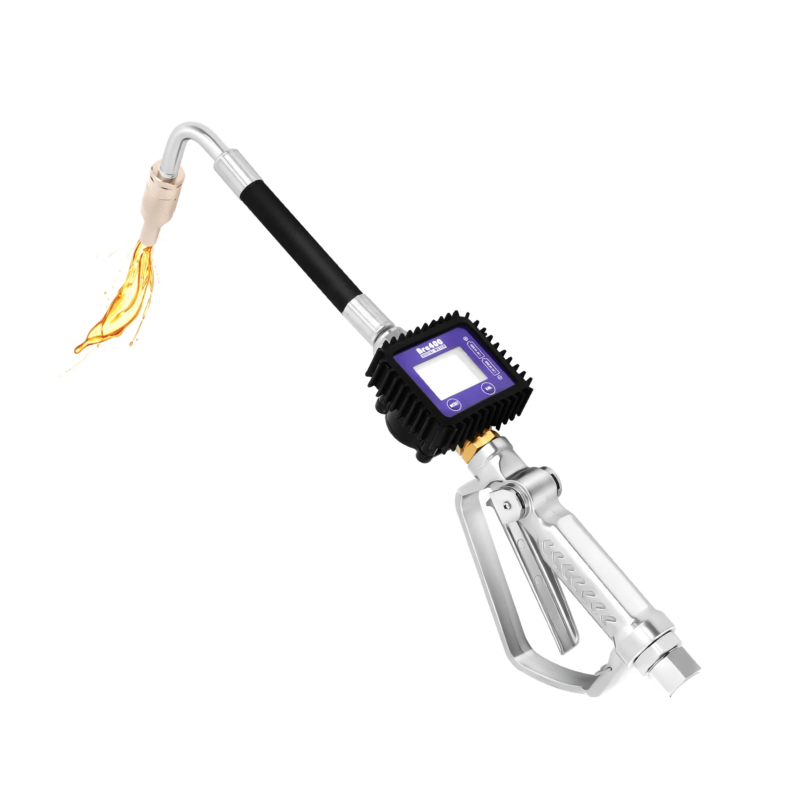 

Electronic Oil Metering Gun Digital Filling Oil Meter Dispenser Gun with Measuring 5-Digit LCD Digital Display