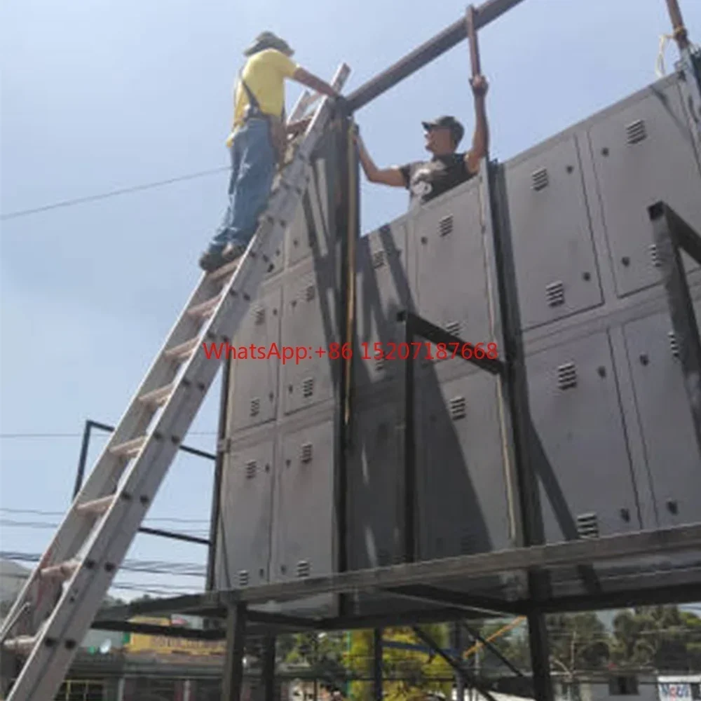 RAYBO HD Advertising Customizable Led Display Screen Panel 960*960mm P3.91 P4.81 SMD Full Color Outdoor Building Led Video Wall