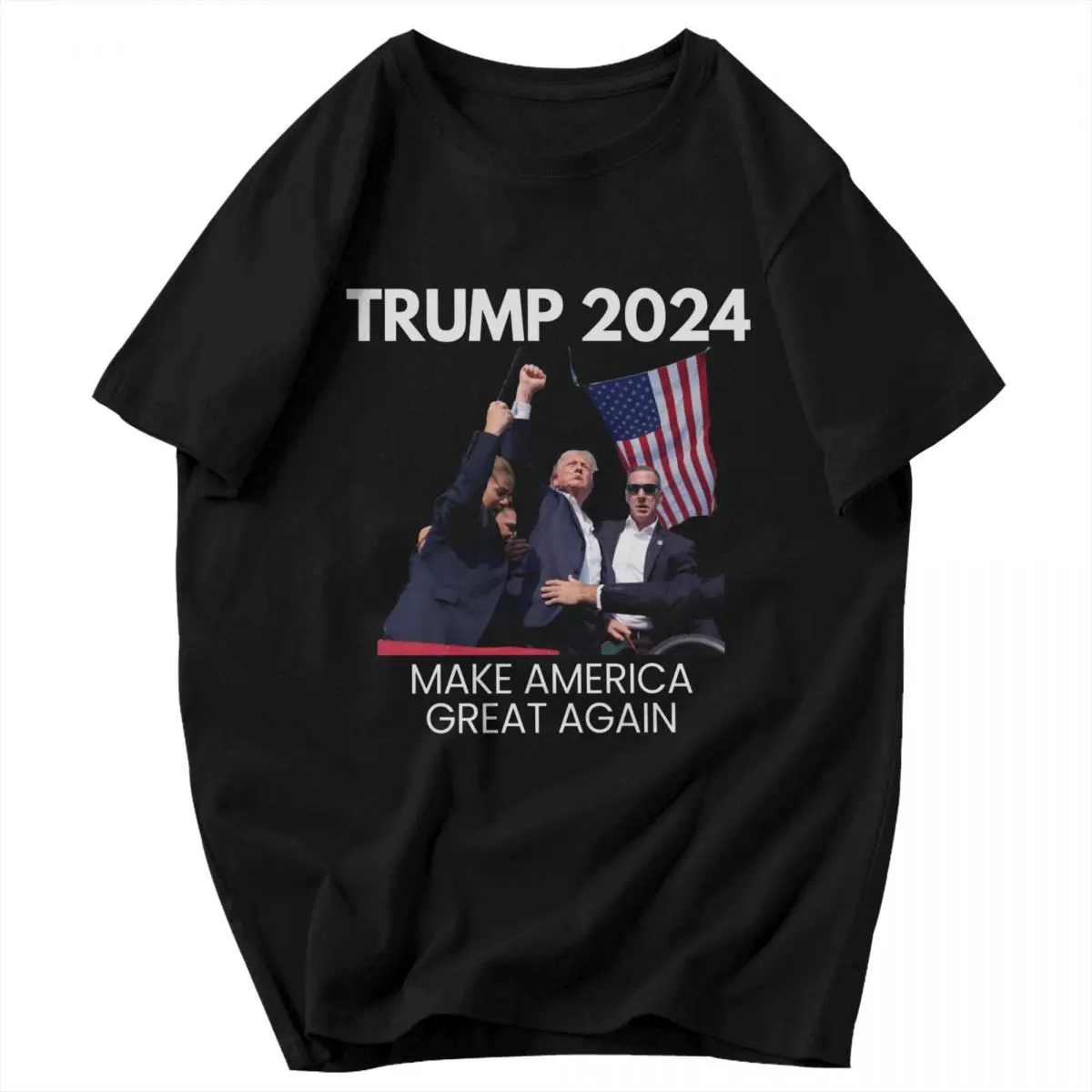 Men T Shirt 2024 Donald Trump Vintage New Gifts Y2K Graphic O-neck Unisex Tops T Shirts