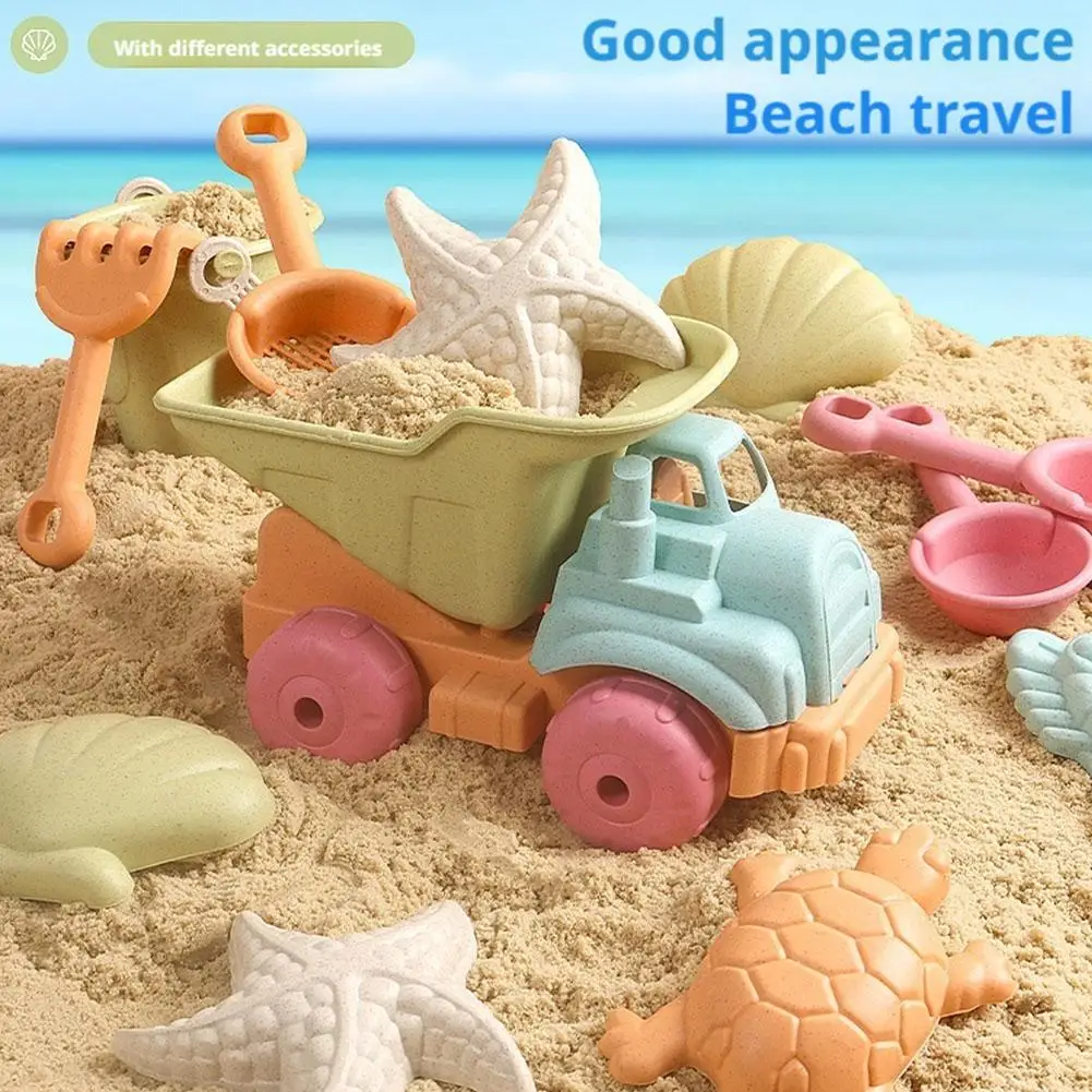 Children's Beach Sand Toy Set, Durable Plastic, Summer Pool Beach Game Set, Outdoor Sand Play Tools For Boys And Girls Beach Toy
