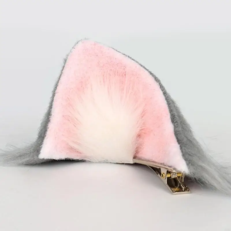 49mf chat oreille épingle en peluche chat à l'oreille Clipte cheveux chat oreille barrette chat oreille cosplay