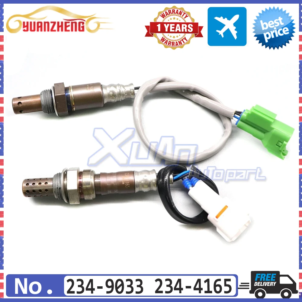 2PCS 234-9033 234-4165 Upstream Downstream Air Fuel Ratio Lambda O2 Oxygen Sensor for Suzuki SX4 2.0L L4 2008 2009 18213-80J00