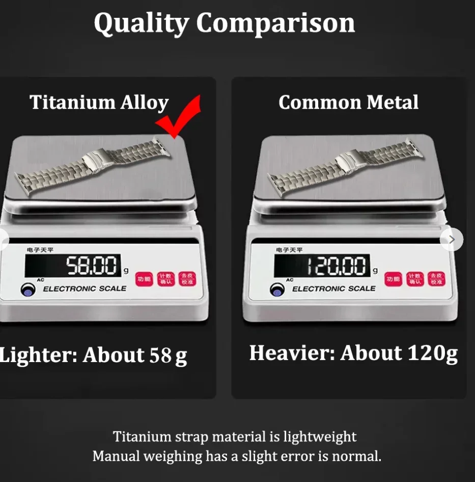 تيتانيوم فاخر لحزام الساعة ، ألترا 2 ، سوار معدني لساعة أيواتش سلسلة 9 ، 8 ، 7 ، 6 ، سي 5 ، 49 ، 42 حزام ، 44 Apple ، 41 45 ANX