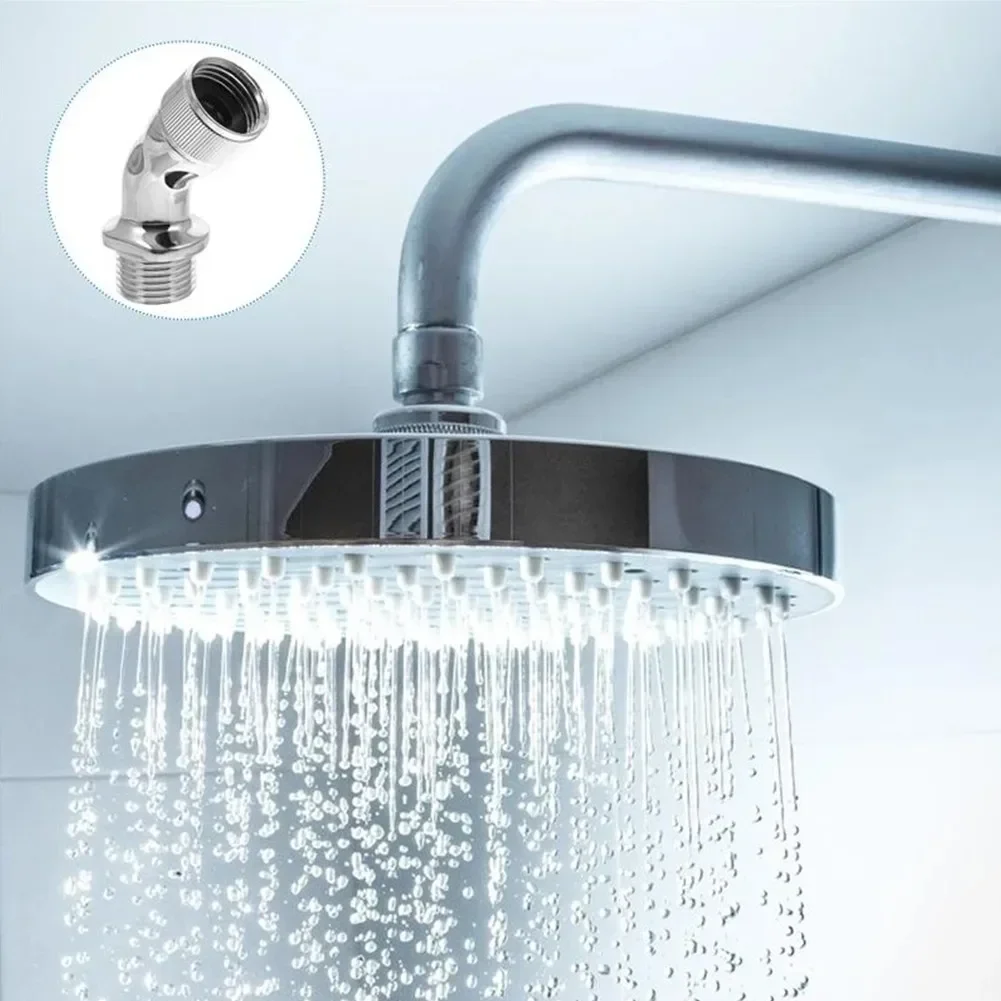 Douche Elleboog Adapter Voor Douchekop 45 ° Hoek G1/2 Man Naar Vrouw Douchekop Voor Badkamer Armatuur Accessoires