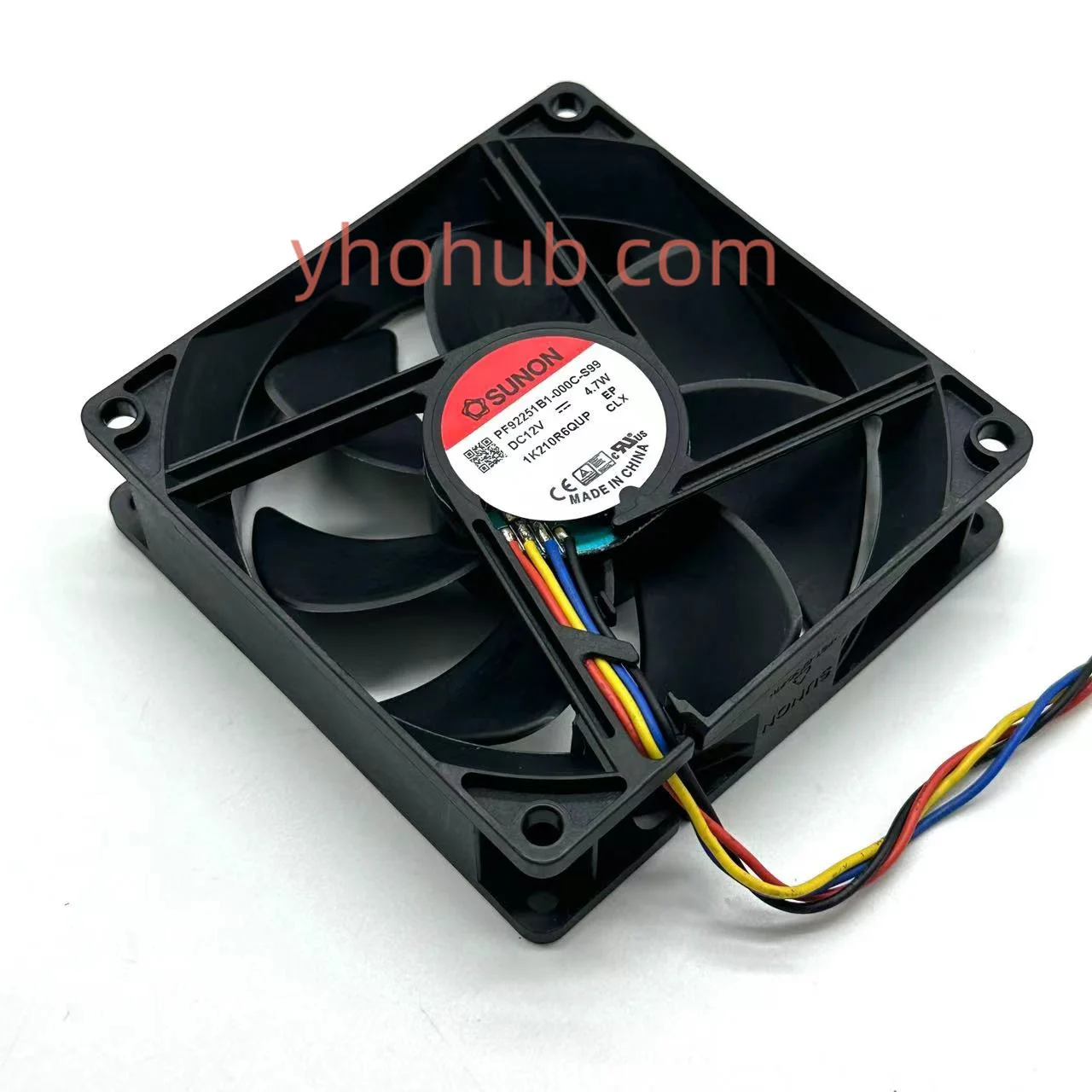 

SUNON PF92251B1-000C-S99 DC 12V 4.7W 90x90x25mm 4-Wire Server Cooling Fan