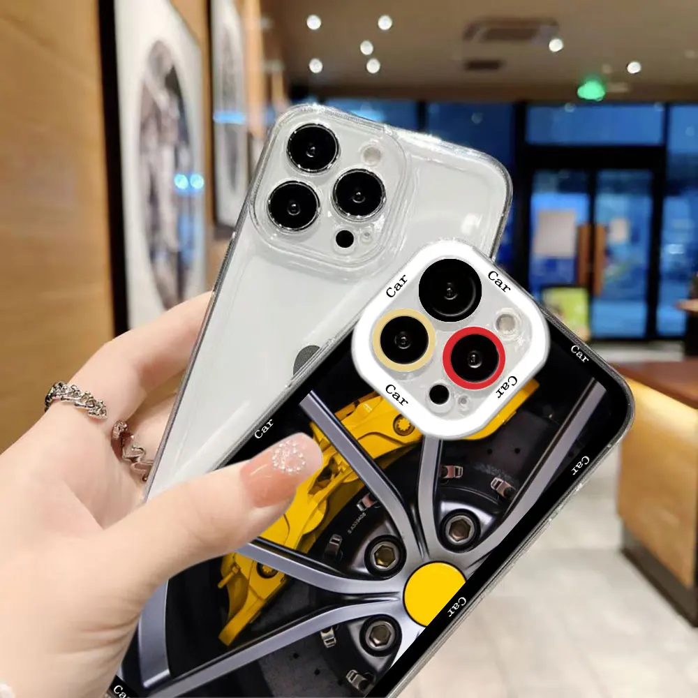 

Luxury Sports Car Wheel Caliper Custom Photo Phone Case For REALME 6 7 7I 8 8I 9 9I 10 12 C67 C55 C53 C35 C33 C31 C30 C21Y Case