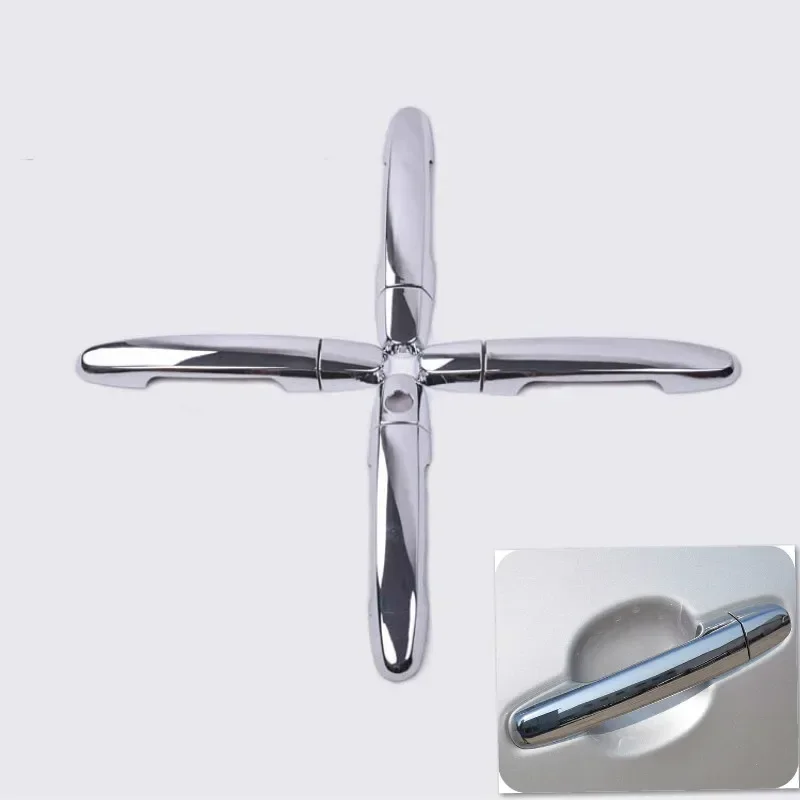 FUNDUOO For Toyota Ractis 2005 2006 2007 2008 2009 2010 Chrome Car Door Handle Cover Trim Styling Accessories