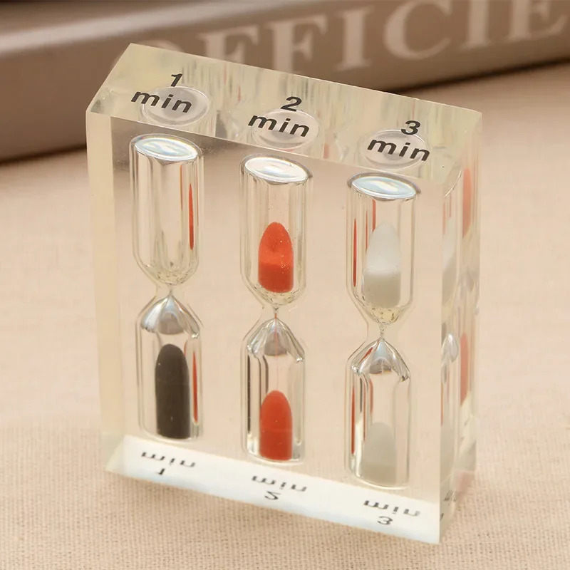 Creative Hourglass Timer 1/2/3/4/5 Min, Time Funnel Desktop Ornament, Holiday Friends Home Decoration Gift