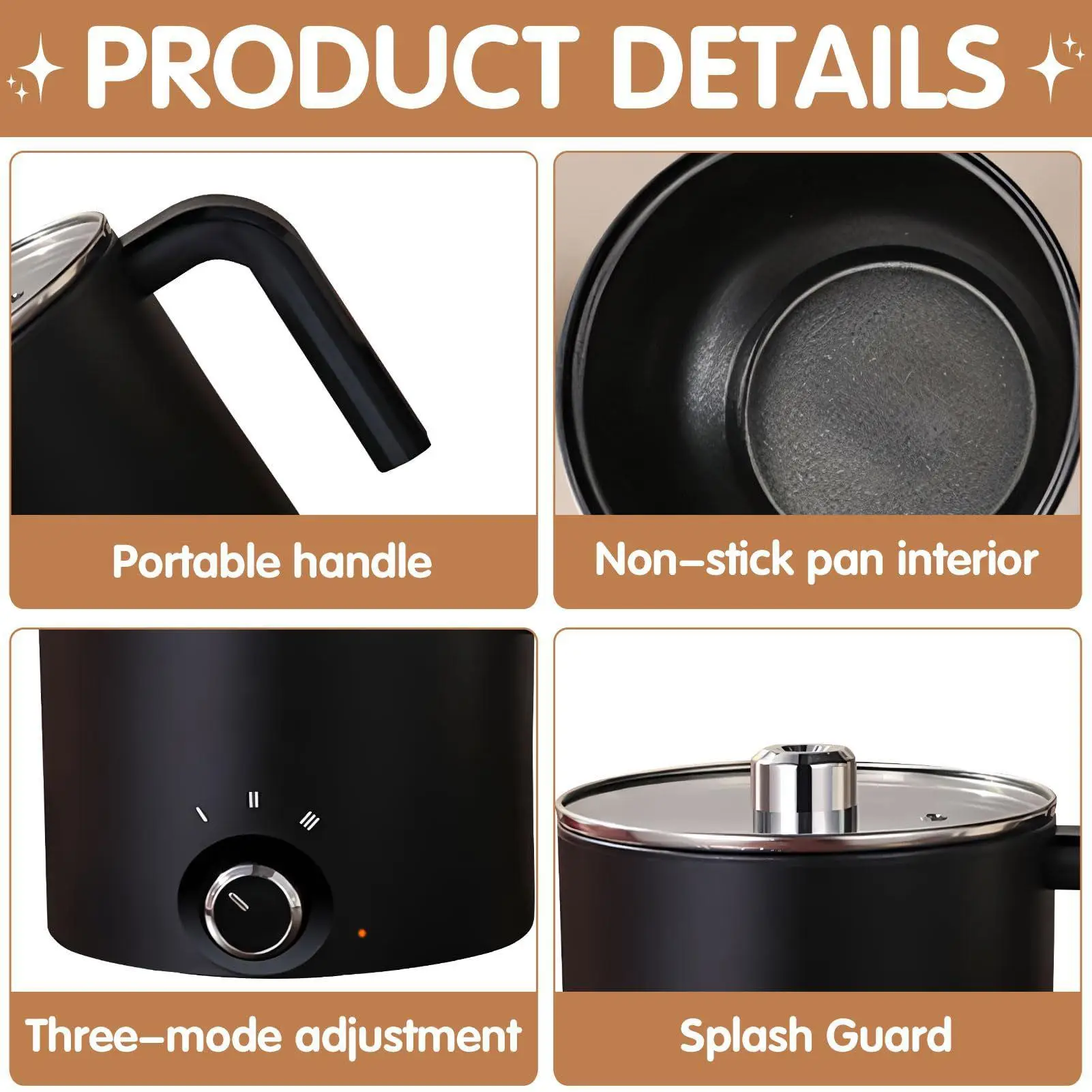1.5L Wax Melting Pot Candle Wax Melting Device 3 Level Temperature Adjustment Electric Non-stick Candle Making Melting Pot view 6