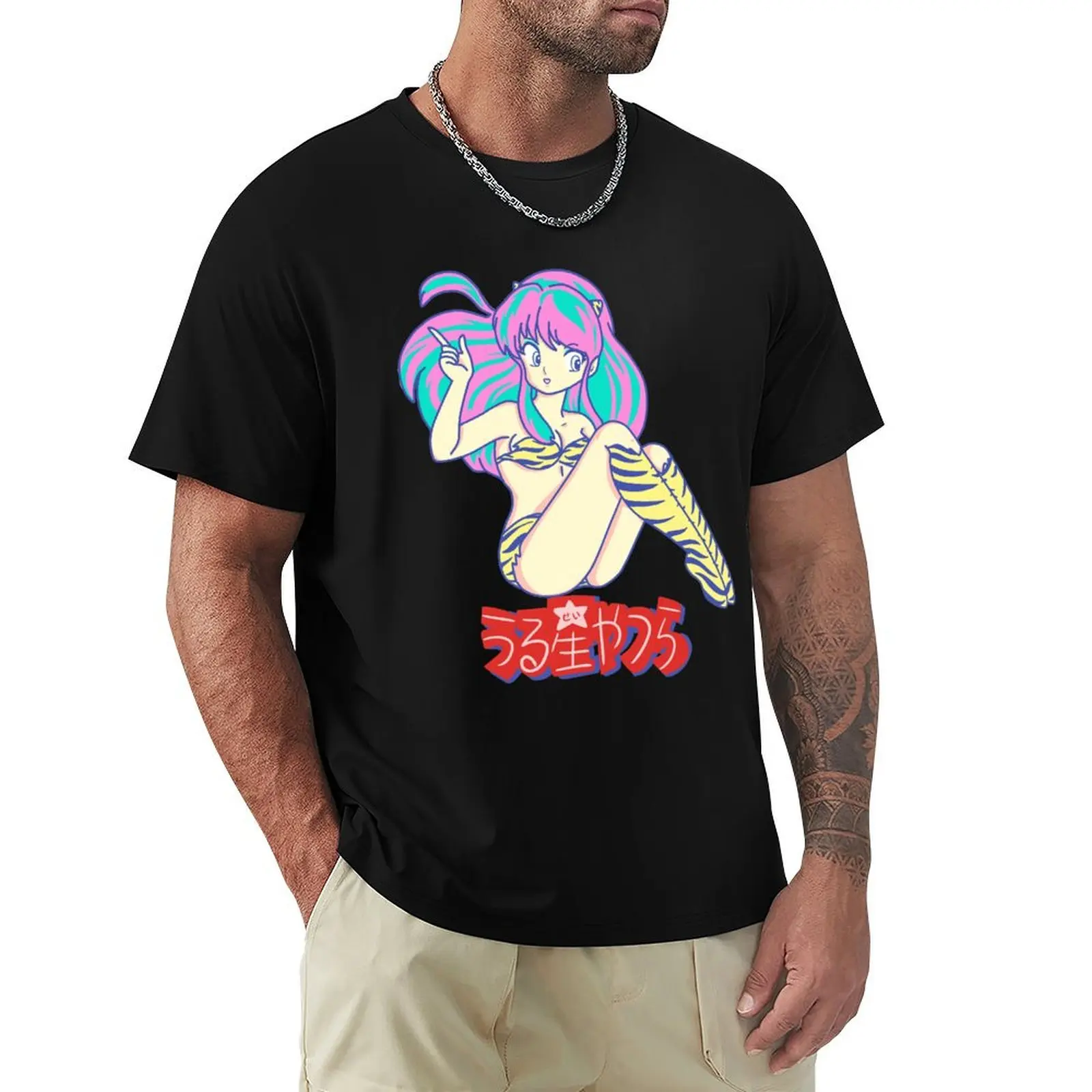 

lamu kawaii girl Urusei Yatsura T-Shirt Plus Size Lightweight Top