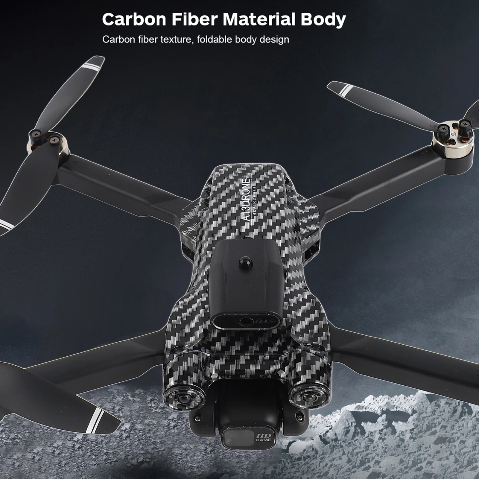 

Дрон с дистанционным управлением и камерой 4K, двойная камера 360° ° Инфракрасный дрон с бесщеточным двигателем, оптическим датчиком обнаружения препятствий и дистанционным управлением