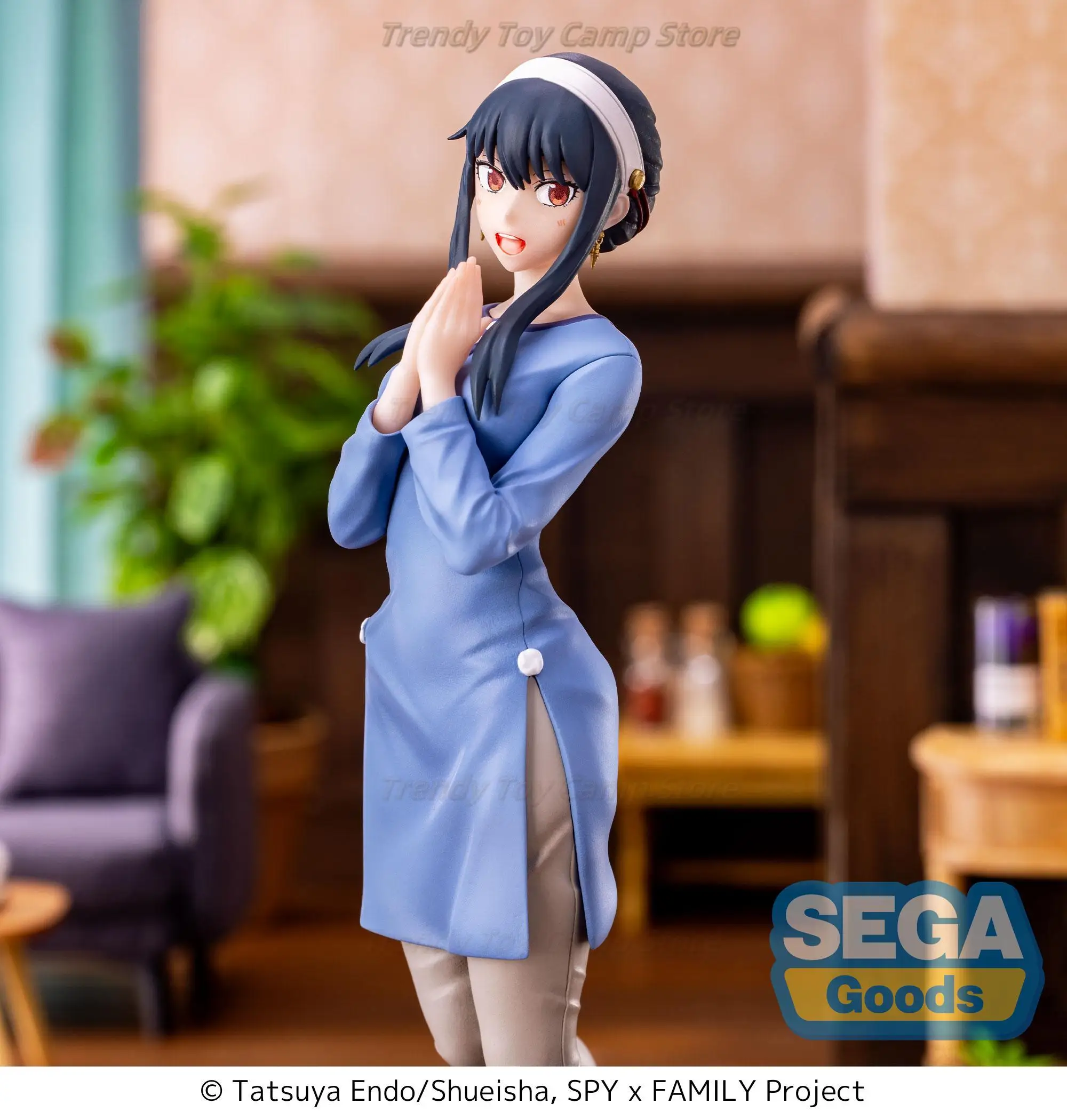 【재고 있음】오리지널 SEGA 루미나스타 스파이×패밀리 요르 포거 PVC 애니메이션 피규어 액션 피규어 모델 장난감