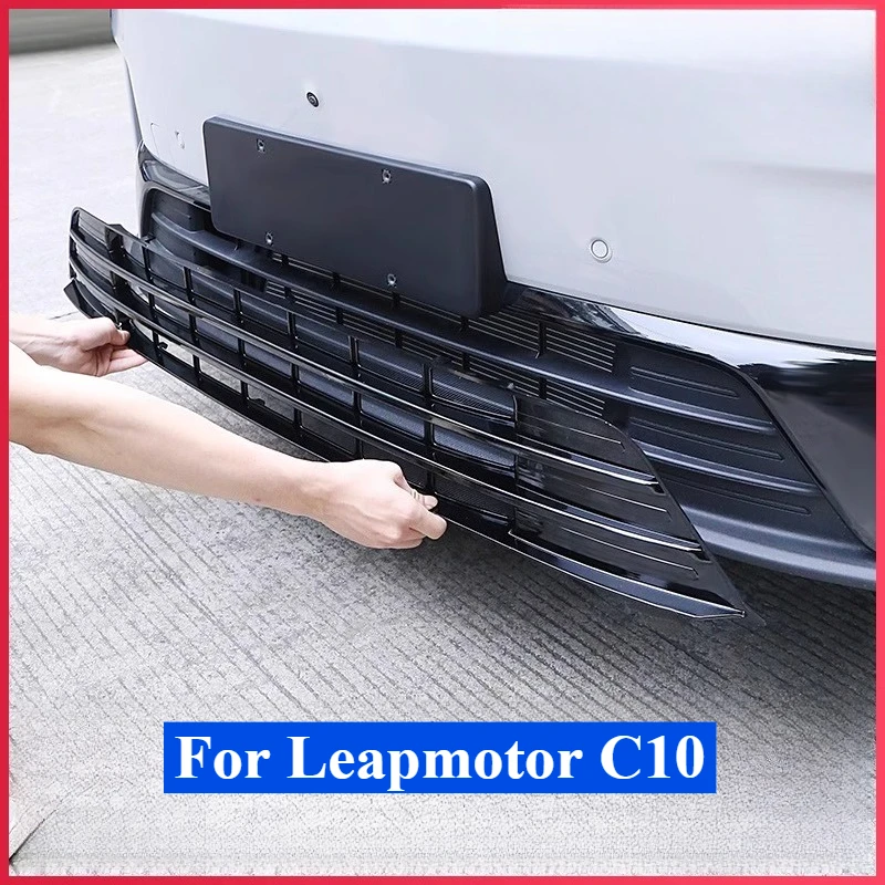 Для Leapmotor C10 C16 автомобильный Стайлинг, передняя решетка, защита от насекомых, сетка, пылезащитная крышка, автоматический воздухозаборник, внешние аксессуары