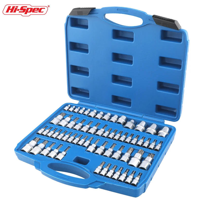 Hi-Spec 27PCS 3/8 Broken Wire Extractor Lug Nut Remover Removal Tool Broken Nut Bolt Extractor Sleeve Tool Broken Wire Extractor