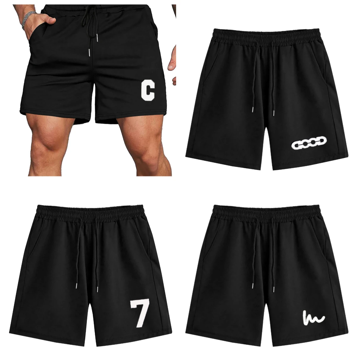 2023 neue Frühling Sommer männer Dünne Sport Freizeit Shorts Reine Farbe Elastische Fünf-Punkt Schlaf Kurze Stil Gym beiläufige Lose Shorts