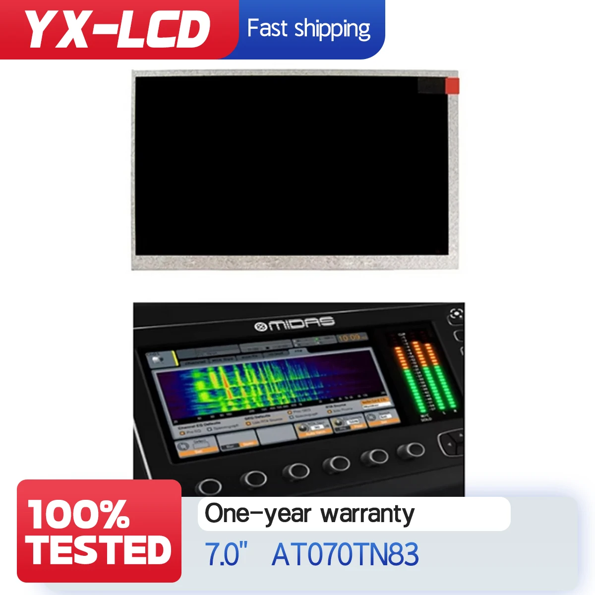 New 7'' inch AT070TN83 V.1 AT070TN83 AT070TN84V.1 For M32 M32r Live LCD display screen panel
