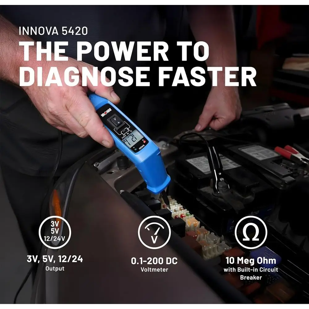 Power Circuit Tester Automotive 45° Swivel Relay Battery Circuit Diagnostics Age Tester Multimeter Relay Tester Short Circuit In