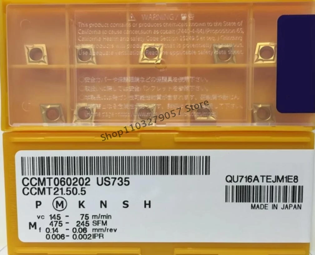 New Brand CCMT060202US735CCMT21.50.5 In Box 1PCS CCMT060202 US735 CCMT21.50.5 PLC Module