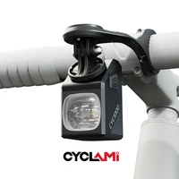 CYCLAMI CYC 1000 lúmenes GoPro luz de cabeza de bicicleta colgante Ultra brillante lámpara frontal remota inalámbrica MTB ciclo de carretera faro profesional negro