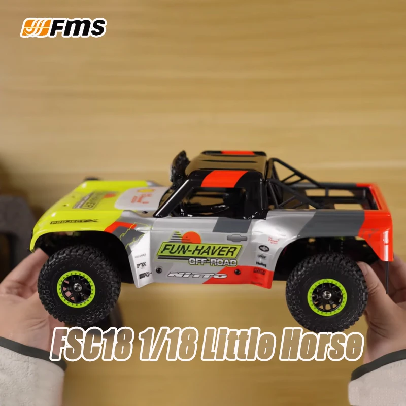 

Fms 1/18 Little Liema Brush Edition Remote Control Short Card Simulation Collection Car Model Racing Remote Control Car Toy Gift
