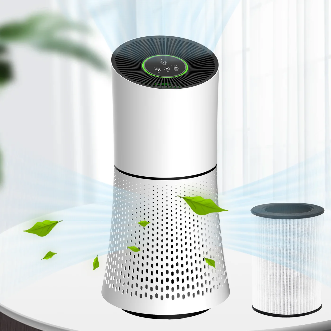 أجهزة تنقية الهواء الإلكترونية الأنظف معطر الأشعة فوق البنفسجية المنزلية الحيوانات الأليفة سيارة الدخان أجهزة تنقية الهواء الكهروستاتيكية #1