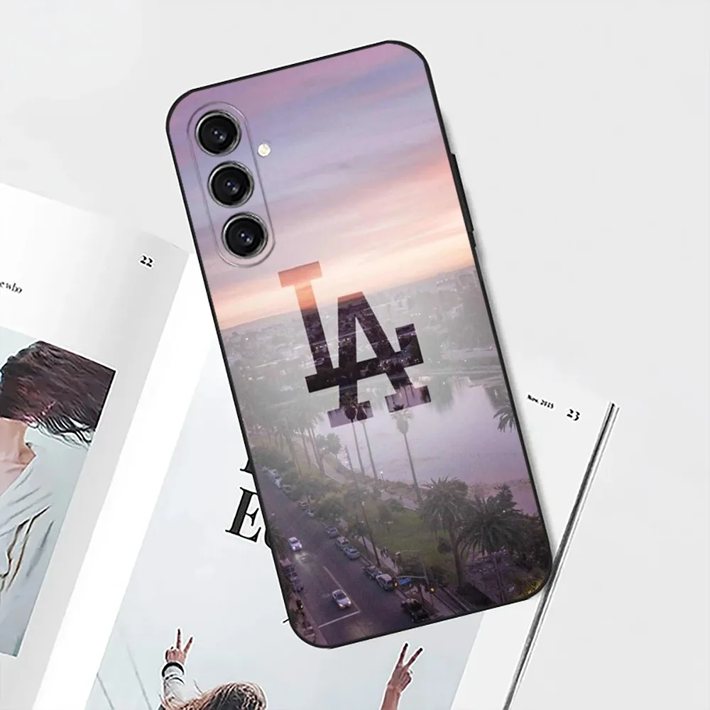 Travel Los Angeles California Phone Case For Samsung S24,21,22,23,30,Ultra,S20,Plus,Fe,Lite,Note,10,9,5G Black Soft Cover