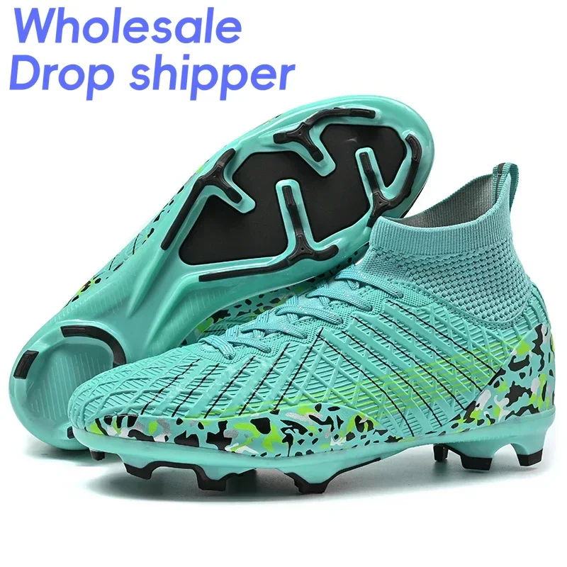 

Outdoor Soccer Shoes Men Professional Training Football Boots Drop Shipping Ultralight Non-Slip Hot-selling High-quality Turf