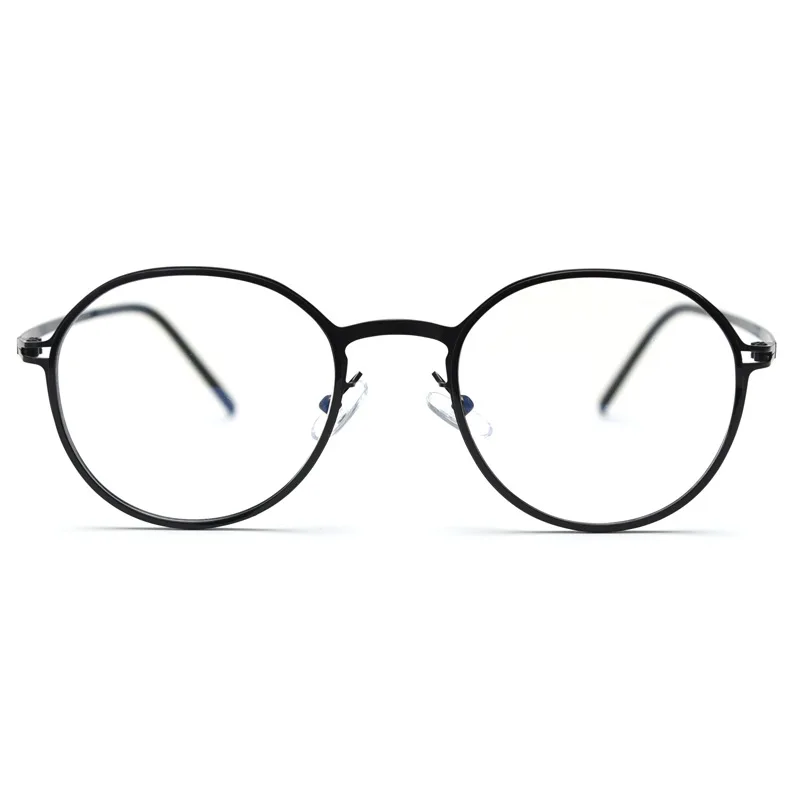 LOOP Fashion New Simple Men's Anti-blue Light Glasses Titanium Women's Myopia Glasses Customized Prescription frame 98278