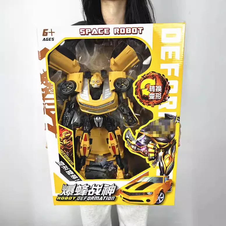 

Transformer toy robot car warrior action figure robot boy model toy