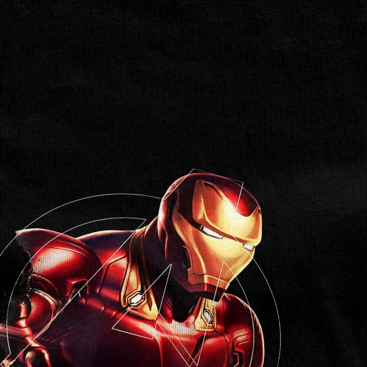 Avengers Endgame Iron Man Portrait T-Shirts 100 Cotton Top Tees Funny Short Sleeve T Shirt O Neck Hip Hop Casual Tee Shirt