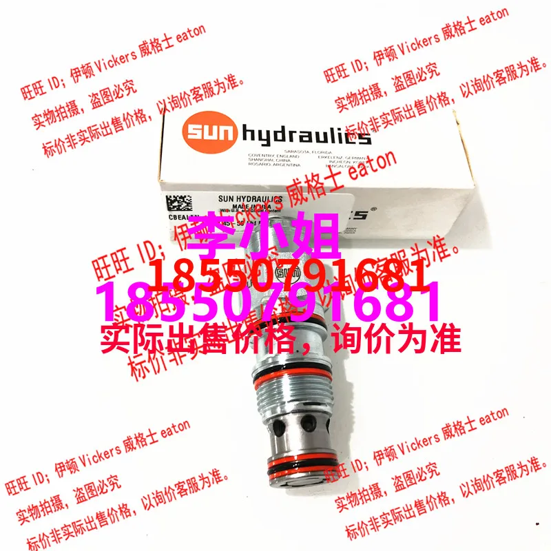 Sun, Cartridge Valve CBEA-LAN CBEA-LBN CBEA-LHN CBEA-LIN