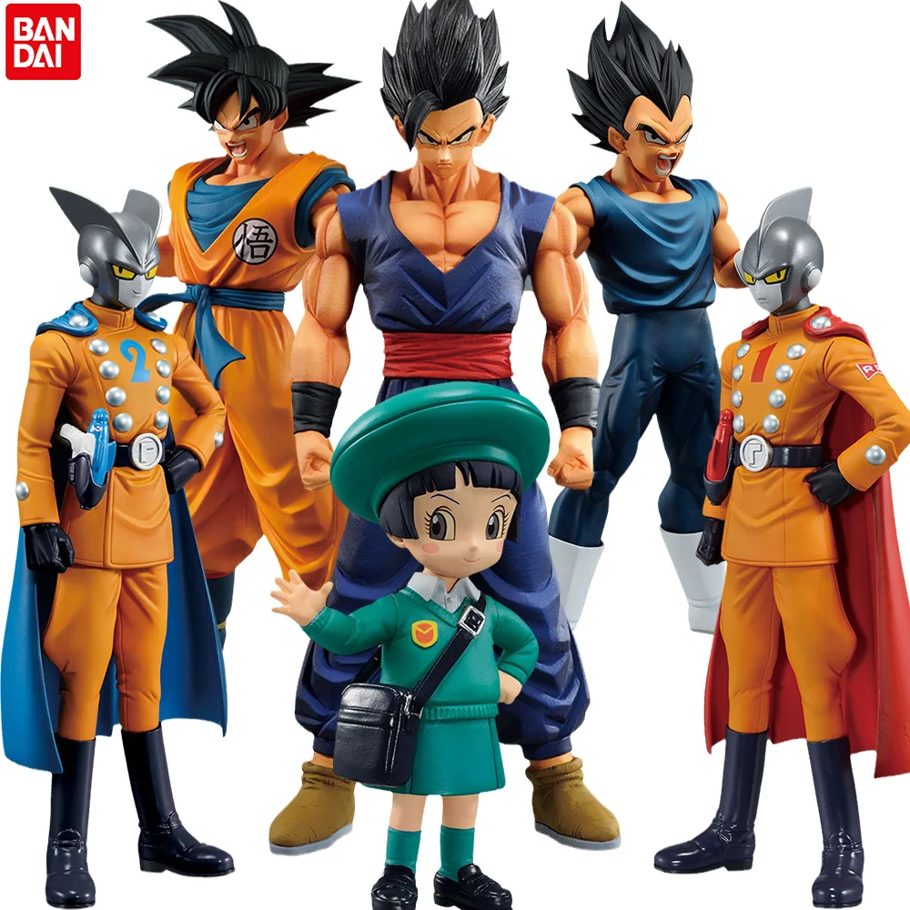 

Bandai Dragon Ball ichiban kuji Cartoon Vegeta Gamma Son Goku Son Gohan Piccolo Pan Figure Collection Model