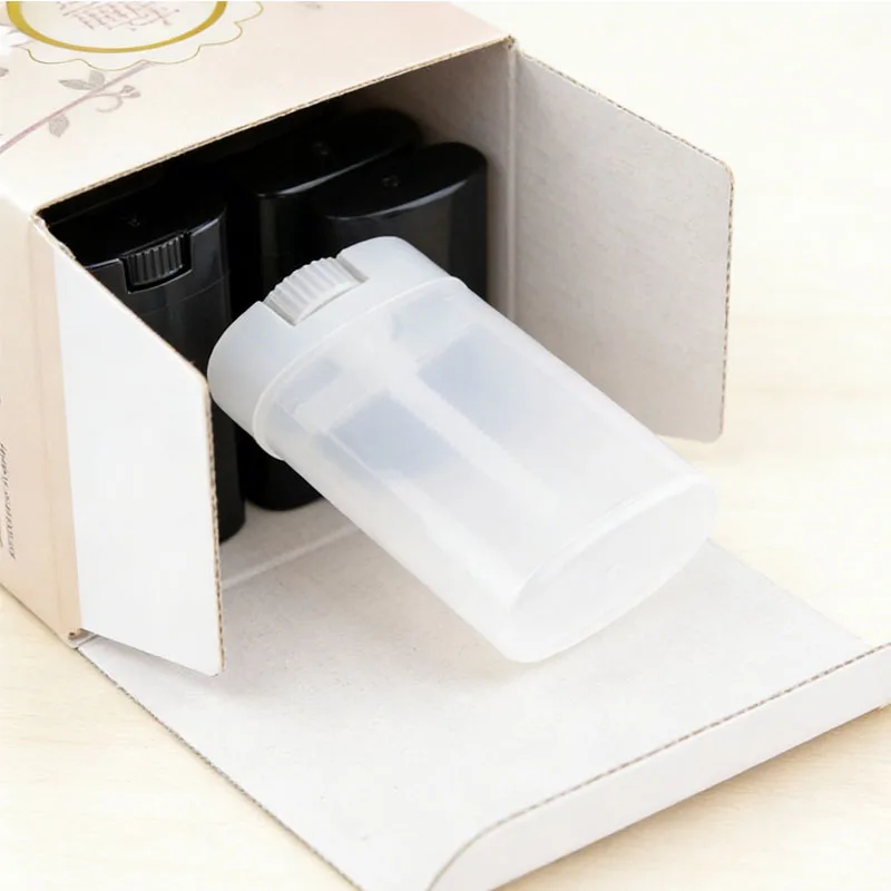 

Пустые мини-тюбики для бальзама для губ DIY, овальные, плоские, пластиковые, с выкручивающимся механизмом, 15 мл, пустые дорожные контейнеры для дезодоранта, пробники (50 шт.)