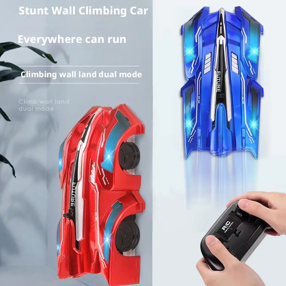 RC muurklimmende stuntauto voor kinderen Oplaadbaar anti-zwaartekrachtspeelgoed - Kindveilige afstandsbediening auto Leuk cadeau voor jongens en meisjes