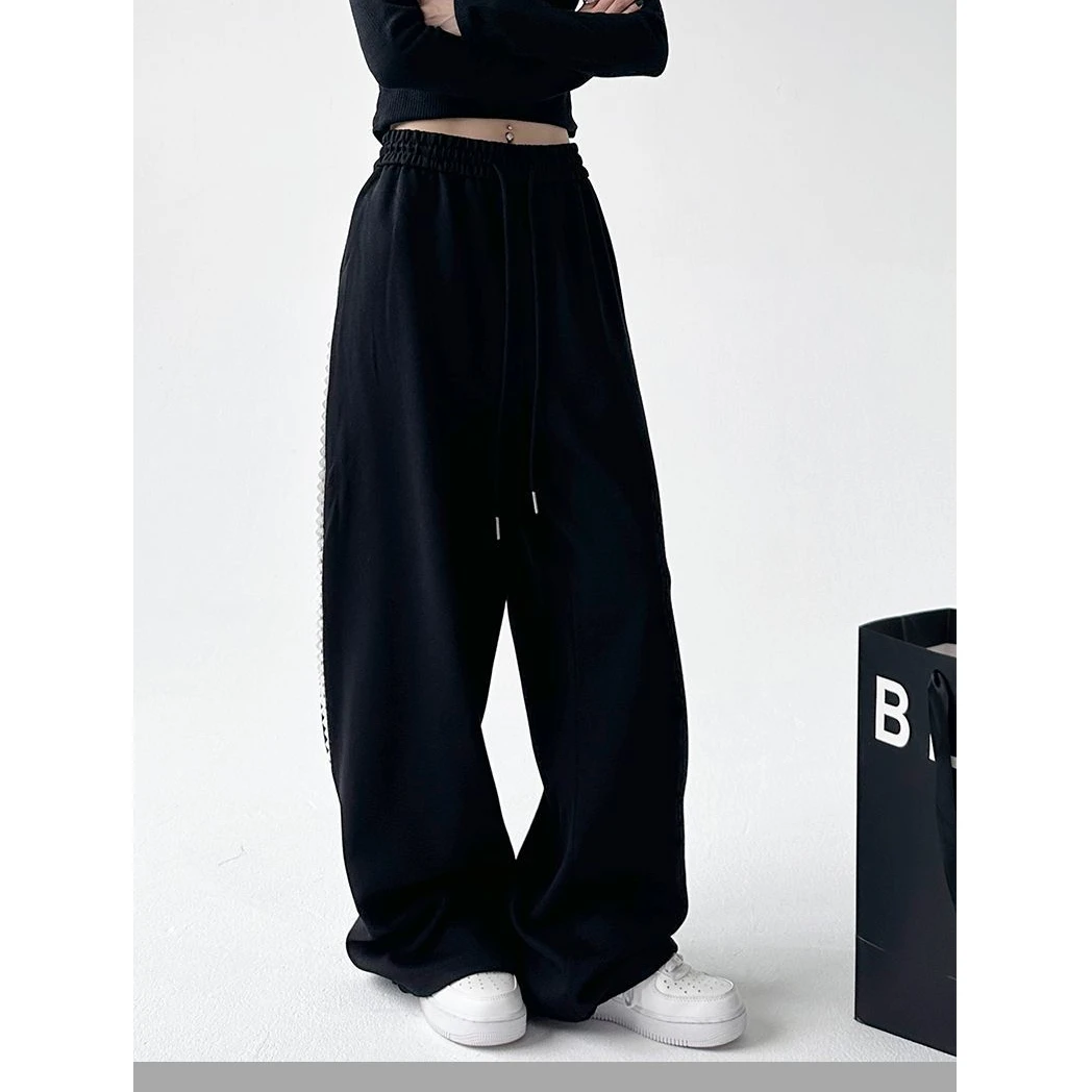 Pants Womens Stylish Spring Grunge Canvas Cargo Multi-Pockets Ripstop Tactical Outdoors Street Leisure Adjustable Patchwork Chic