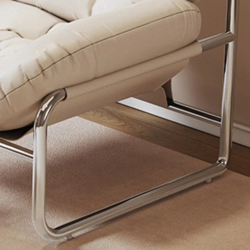 أرائك منزلية بسيطة للترفيه كسول للإقامة المنزلية أرائك فيلا مريحة أثاث من الجلد الصناعي الحديث O Sofá MHSF