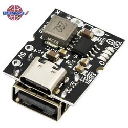 Typ-C USB 5V 2A Boost Converter Step-Up Power Modul Lithium Batterie Lade Schutz Bord LED display USB Ladegerät