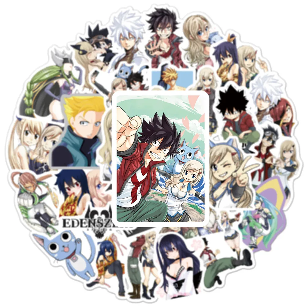 10/30/50pcs Anime Edens Zero Graffiti Adesivos Dos Desenhos Animados Frigorífico Carro Presente de Natal Crianças Brinquedos Telefone Diy Laptop Decalque...