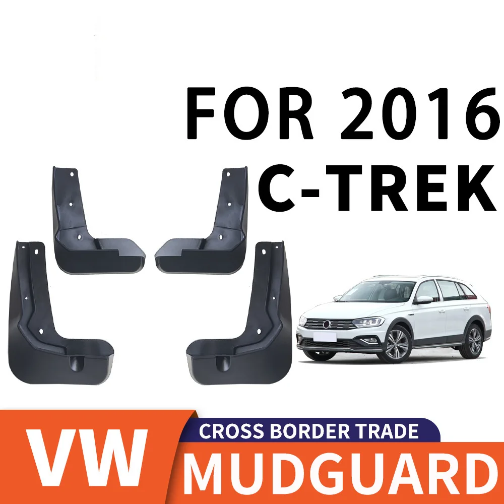 

For 2016 VOLKSWAGEN C-TREK mudguard Mudflaps Front Rear Flares Splash Guards Cover Car Accessoie