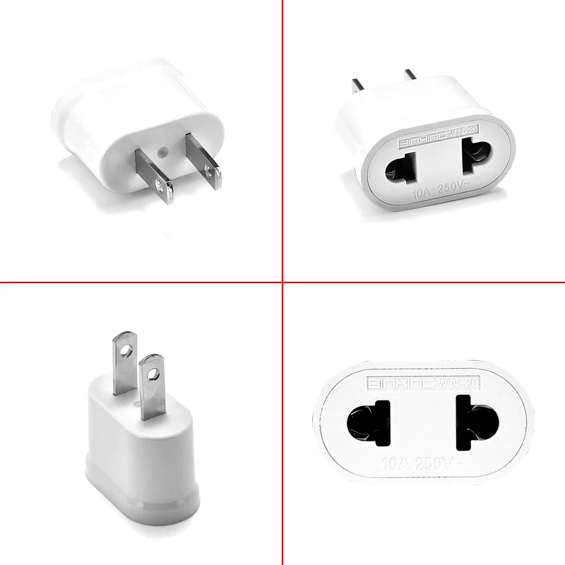 Universal US/EU/AU Power Plug Adapter EU Socket EU To US Plug Adapter Electric Charger Socket Japan Canada America AC Converter