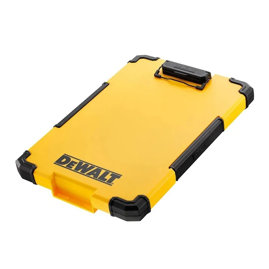 DEWALT TSTAK Clipboard Organiser with LED Light Stacking System Folder 41.5x28.5x35mm DWST82732-1