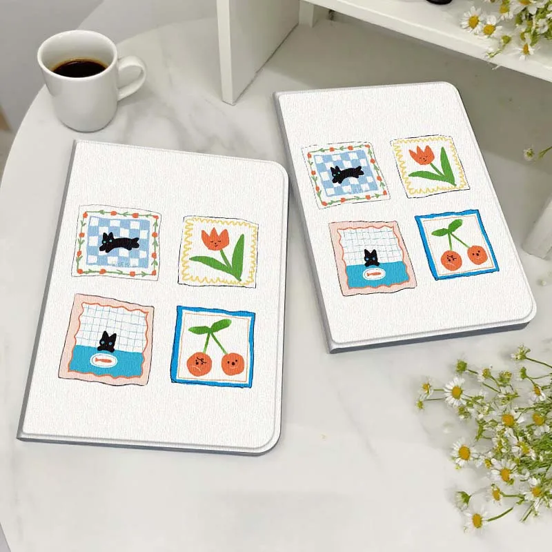 

Square Bread Toast Cartoon For Honor MagicPad MatePad M5 8 9 2 3 10 12 X V7 V8 X8 X9 V9 GT X9a GT2 S Air Pro Tablet Case