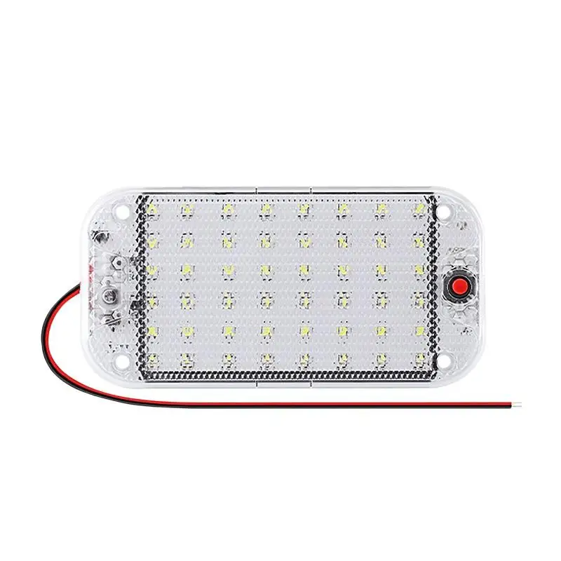 1 Stück 12V-80V Auto-Innenbeleuchtung LED-Lichtleiste Weißlichtrohr mit Schalter für Transporter, LKW, Wohnmobil, Boot, Innenraum-Deckenleuchte – Detail 7
