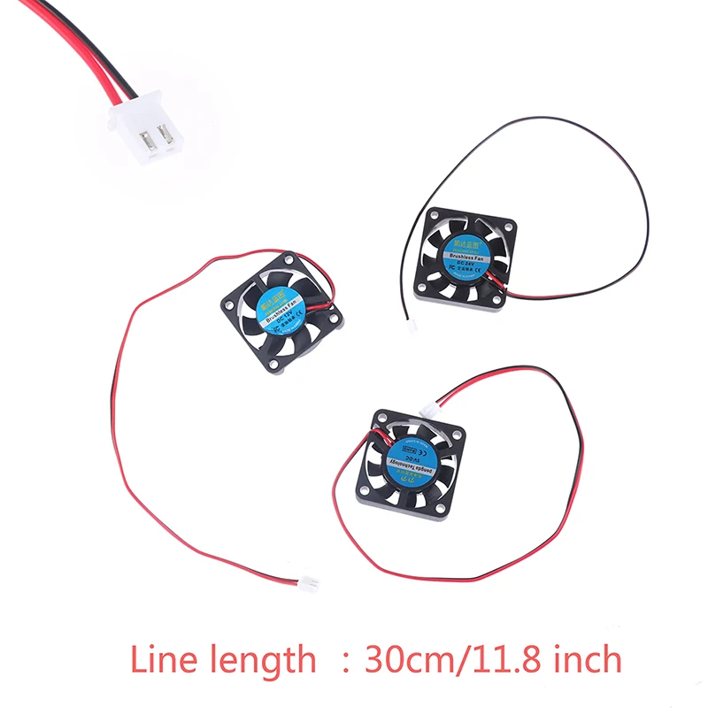 

1Pcs 3d Printer Deel Fan 4010 2Pins 40Mm 40X40X10 Mm 4Cm Videokaart Dc 5V / 12V / 24V 4010 2P